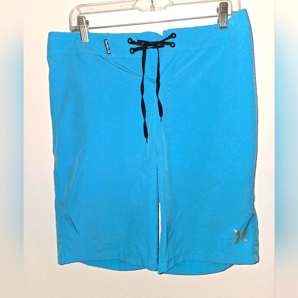 Mens Size 30 Hurley Phantom Board Surf Swim Shorts Sea Blue